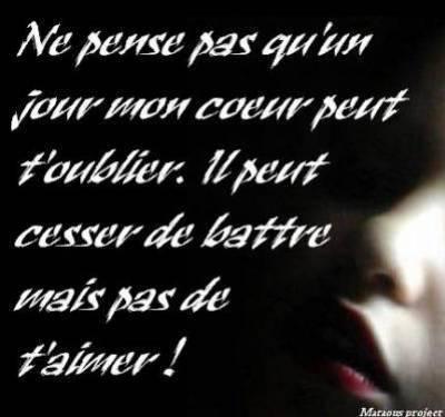 NE PENSE PAS...